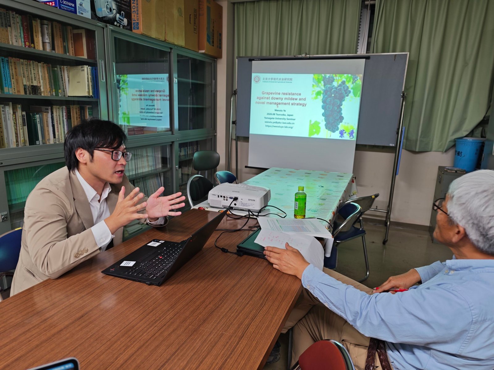 You are currently viewing 2026年10月5日，叶文秀出访日本山形大学开展学术交流，分享北大农研院果树研究最新进展，并调研该校百年果树学科建设与育种科研情况